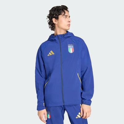 Coupe-Vent Zip Intégral Italie Tiro Travel adidas Performance