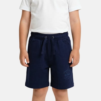 Bermuda molletonné à cordon et logo imprimé, coupe droite CLUB LEE COOPER