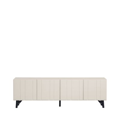 Meuble TV 4 portes en bois L181cm - MILLER WOOOD