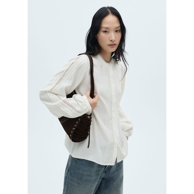Blouse détails ajourés MANGO