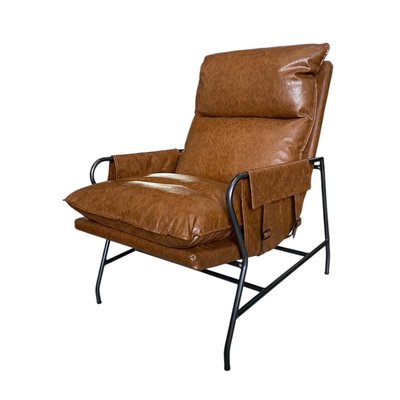 Fauteuil de salon aspect cuir - ARIZONA MATHI DESIGN