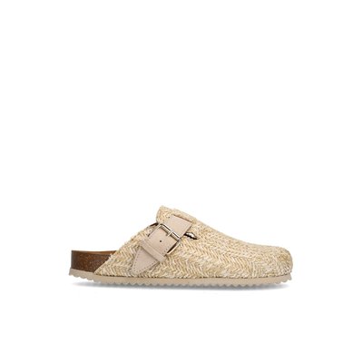 Sabots en raphia avec boucle SACHA