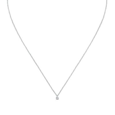 Collier en argent 925 et oxyde de zirconium CLEOR