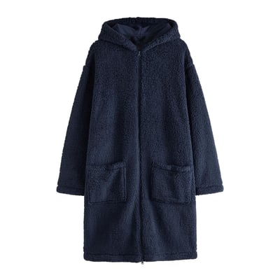 Robe de chambre zippé en peau lainée NEXT