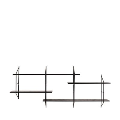 Etagère murale en bois et métal L191cm- TOCRO DRAWER