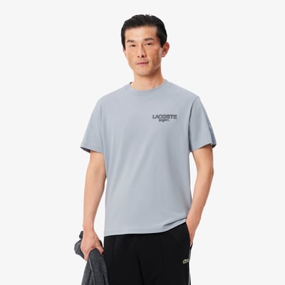 T-shirt jersey imprimé tennis graphique LACOSTE