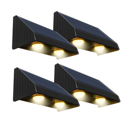 Lot de 4 lampes murales solaires KYLA LUMISKY