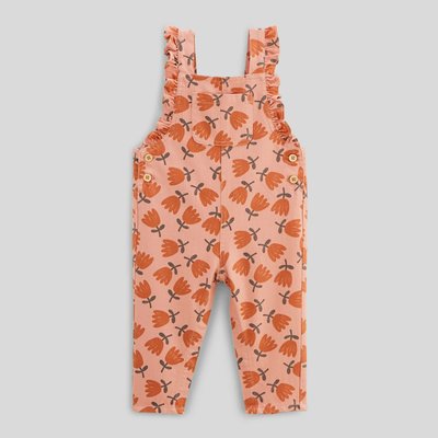 Salopette longue imprimée en coton BIO GOTS BOUT'CHOU