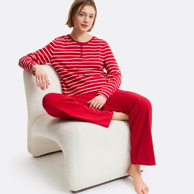 Pyjama en jersey de coton ANNE WEYBURN