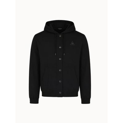 Veste à capuche en sergé de coton Essentiels ton/ton LE COQ SPORTIF