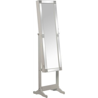 Miroir en bois avec rangement bijoux intégré RECOLLECTION
