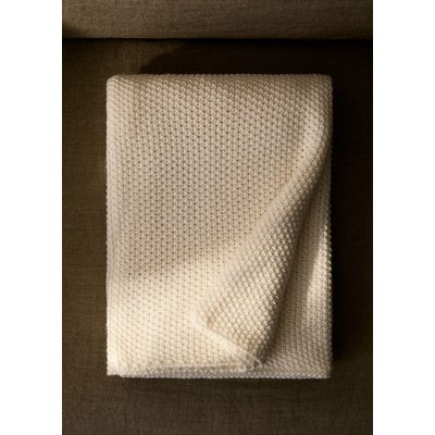 Couverture motif maille 130x180 cm MANGO HOME