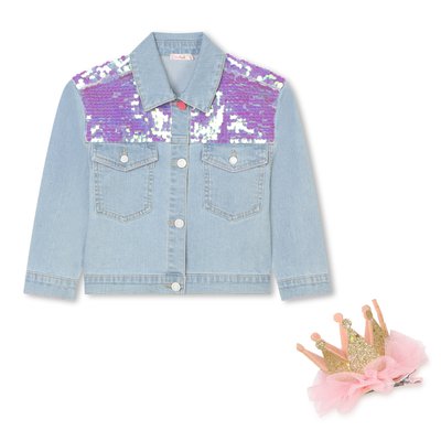 Veste en jean et barrette BILLIEBLUSH