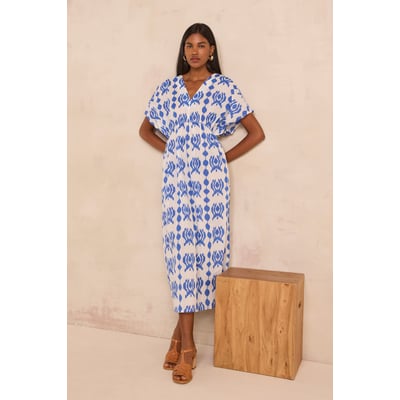 Robe droite imprimée en coton PROMESSE Maison 123