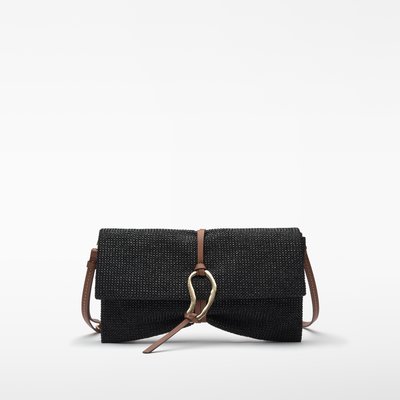 Pochette texture raphia ADOLFO DOMINGUEZ