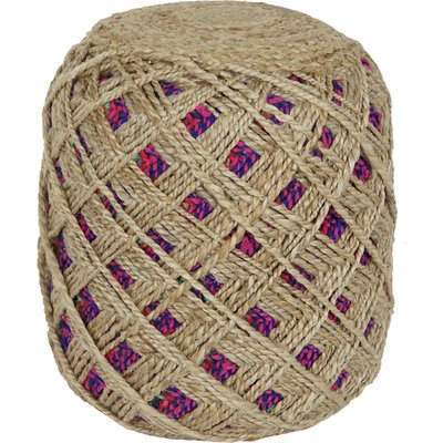 Pouf en jute tressé, Indio RECOLLECTION