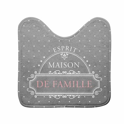 Tapis contour de WC Maison de famille DOUCEUR D'INTÉRIEUR