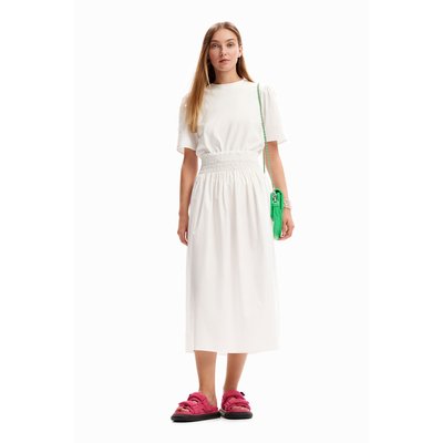 Robe desigual blanche new arrivals