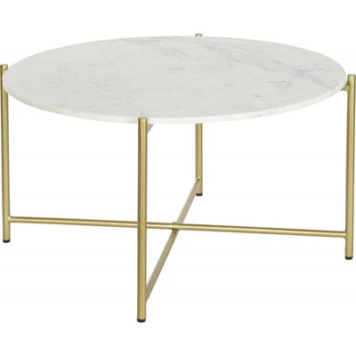 Table basse marbre, pied doré, Glam RECOLLECTION