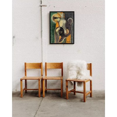 Chaise en bois Alma N°38 - Bon état DEBONGOUT