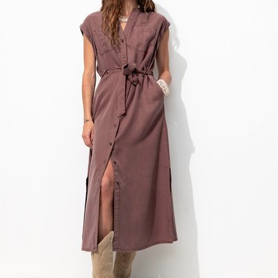 Robe-chemise unie PROMOD