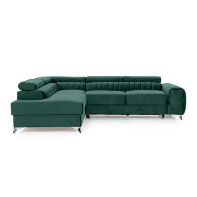 Canapé d'Angle Convertible en Velours 5 places - TALISAY LISA DESIGN
