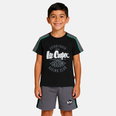 Ensemble t-shirt imprimé et short assorti KIDS CLUB LEE COOPER