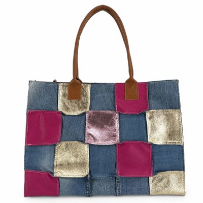 Sac cabas en toile et cuir KANTHA OH MY BAG