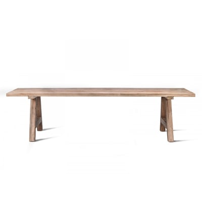 Table de repas en bois massif pour intérieur et extérieur - CANTANA MATHI DESIGN