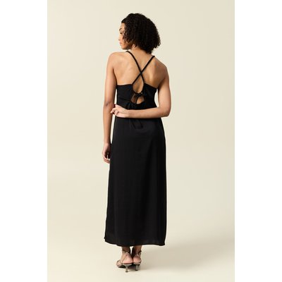 Robe midi droite satin BONOBO
