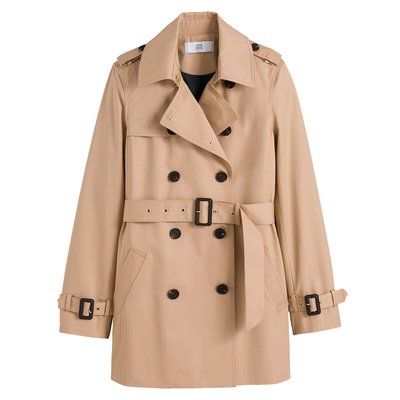 Halflange trenchcoat met knoopsluiting LA REDOUTE COLLECTIONS