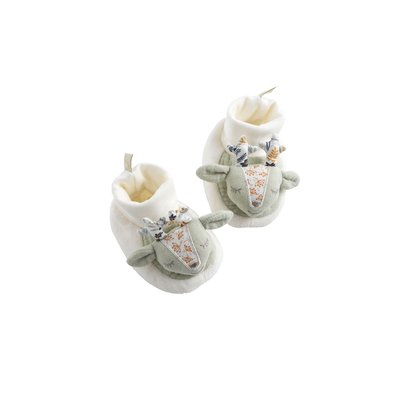 Chaussons bébé en velours SAUTHON