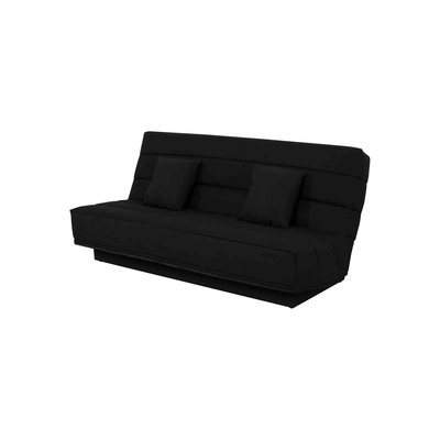 Banquette clic-clac, housse et 2 coussins DUNLOPILLO