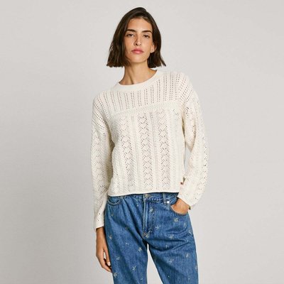Pull À Détails Ajourés En Maille PEPE JEANS