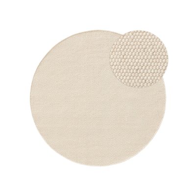 Tapis rond de laine tissé main ROCCO BENUTA 