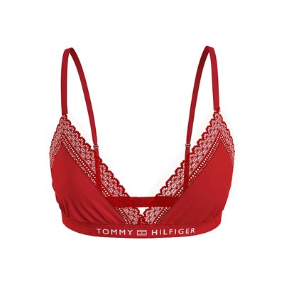 Triangolo in microfibra e pizzo TOMMY HILFIGER