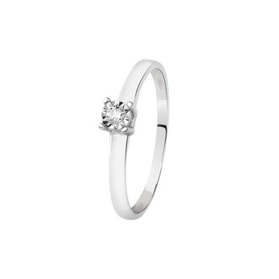 Bague en or blanc 750 et diamants ETOILE BLUESPIRIT