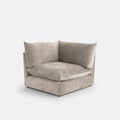 Modulaire zetel in getextureerd fluweel, Malo LA REDOUTE INTERIEURS