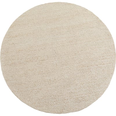 Tapis rond en polyester bouclé, BOUCARA KARE DESIGN