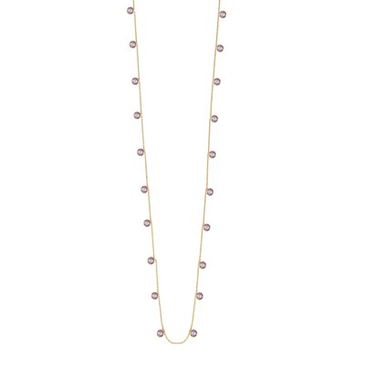 Collier sautoir moorea amethyste CAROLINE NAJMAN