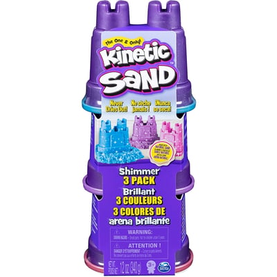 Kinetic Sand 3 couleurs 3 Paquets 340g SPIN MASTER