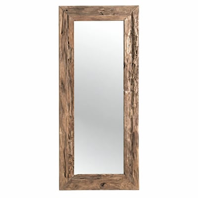 Miroir rectangulaire avec cadre bois recyclé 180 cm DEPOK PIER IMPORT