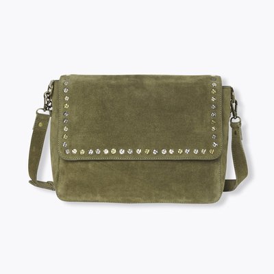 Sac en cuir suédé clouté PROMOD