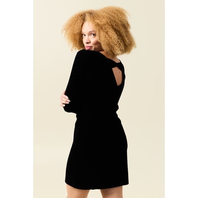 Robe manches longues en velours BONOBO