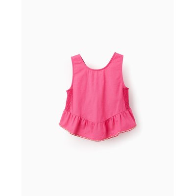 Top en Coton et Lin avec Perles ZIPPY