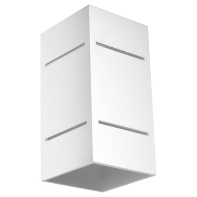 Applique Aluminium Blanc G9 1 Blocco EDEN