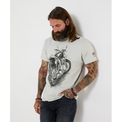 T-Shirt Moto Esquissée JOE BROWNS