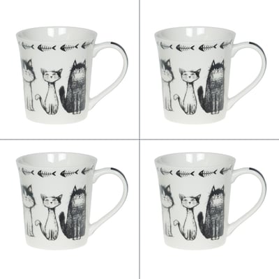 Coffret de 4 mugs Felix 35 cl TABLE PASSION