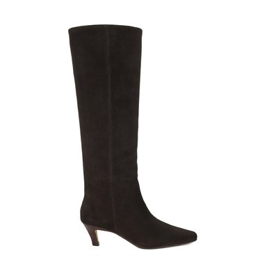 Bottes hauteur genou à petits talons - SLINK DUNE LONDON
