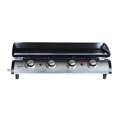 Plancha gaz 4 brûleurs inox 10kW PORTHOS 4 BRÛLEURS SWEEEK